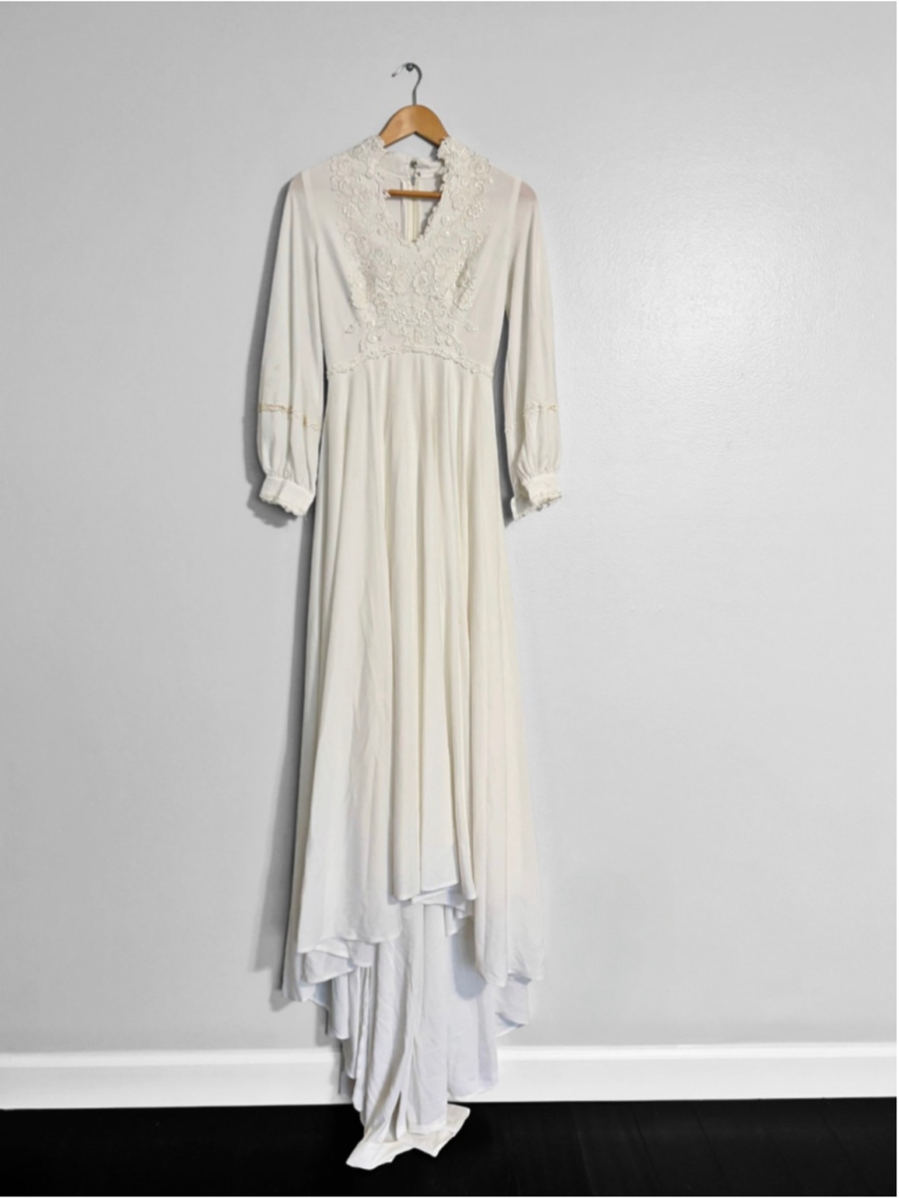 Vintage Edwardian Style Cottagecore Wedding Dress